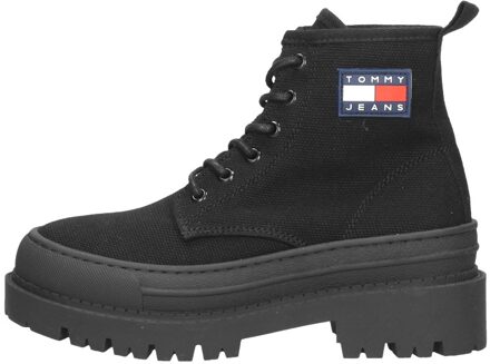 Tommy Hilfiger Tommy Jeans Foxing Boot Zwart - 41