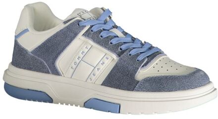 Tommy Hilfiger Tommy Jeans Lowtop Sneakers Denim Stijl Lichtgrijs - EU 38