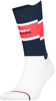 Tommy Hilfiger Tommy Jeans Sokken Uni Disrupted 1-pack Navy-43/46 - 43/46