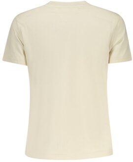 Tommy Hilfiger Tommy Jeans T-shirt met Korte Mouwen Ivoor