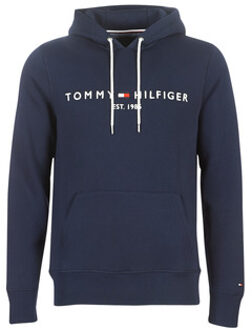 Tommy Hilfiger Tommy Logo Hoody  Sporttrui - Maat M  - Mannen - donker blauw