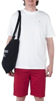 Tommy Hilfiger Tommy Organic Cotton Pyjama * Actie * Versch.kleure/Patroon,Wit,Rood - Medium,X-Large