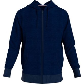 Tommy Hilfiger Tonal Relaxed Fit Lounge Hoody Blauw - Medium,Large,X-Large