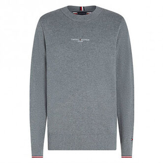 Tommy Hilfiger Trui 33108 grey heather Grijs - XXL