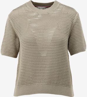 Tommy Hilfiger Trui POINTELLE beige - M;XL