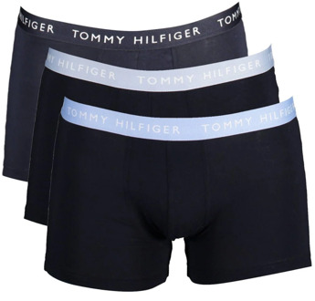 Tommy Hilfiger Trunk Boxershorts Heren (3-pack) navy - blauw - S