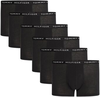 Tommy Hilfiger Trunk Boxershorts Heren (6-pack) zwart - S