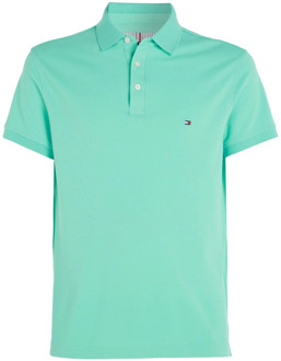Tommy Hilfiger Turquoise Polo Polos 1985 Tommy Hilfiger , Blue , Heren - 2Xl,L,S,3Xl