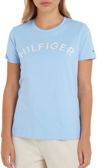 Tommy Hilfiger Varsity Shirt Dames licht blauw - wit - XS