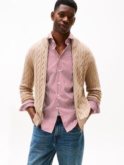 Tommy Hilfiger Vest Zip Cable Beige - L,M,XL,XXL