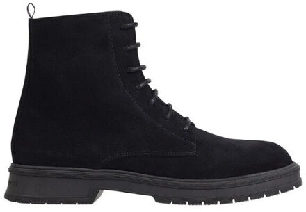 Tommy Hilfiger Veterboot suede Zwart - 46