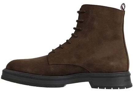 Tommy Hilfiger Veterschoenen Veterboot Suede Bruin - EU 44