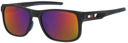 Tommy Hilfiger Vierkante zonnebril heren (Paars/Zwart) - One Size