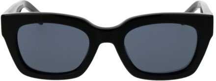 Tommy Hilfiger Vierkante Zonnebril Th Logo Zwart