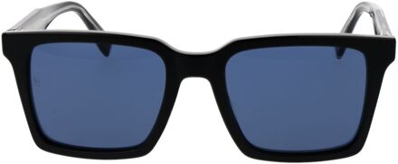 Tommy Hilfiger Vierkante Zonnebril Zwart - One Size