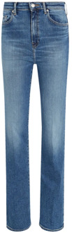 Tommy Hilfiger Vintage Bell Bottom High Waist Jeans Tommy Hilfiger , Blue , Dames - W26,W25
