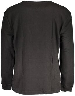 Tommy Hilfiger Wafelbreisel Langere Mouwen Top Zwart