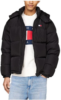 Tommy Hilfiger Waterbestendige Alaska Jas voor Mannen Tommy Hilfiger , Black , Heren - M,S