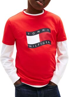 Tommy Hilfiger Wavy Flag T-shirt Junior - 128