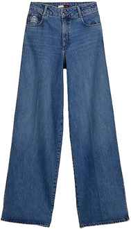 Tommy Hilfiger Wide Jeans Tommy Hilfiger , Blue , Dames - L,M,S