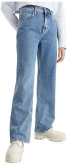 Tommy Hilfiger Wijde jeans Tommy Hilfiger , Blue , Dames - W26 L28,W30 L28,W27 L28,W28 L28,W29 L28,W24 L28