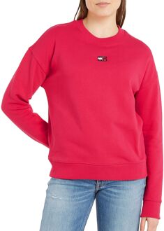 Tommy Hilfiger XS Badge Crew Sweater Dames roze