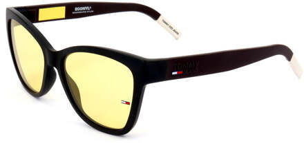 Tommy Hilfiger Zonnebril 0026/s Cat.3 Cat-eye Nylon Zwart/geel