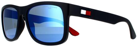Tommy Hilfiger zonnebril TH 1556/S FLL ZS MATTE BLAUWE BLAUW MIROR