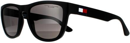 Tommy Hilfiger Zonnebril TH 1557/S 003 M9 MATT ZWART GREY POLARIETE - One Size