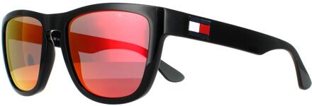 Tommy Hilfiger Zonnebril TH 1557/S 807 UZ Black Red Mirror Zwart