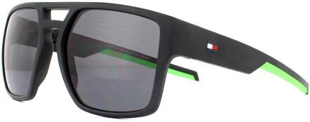 Tommy Hilfiger Zonnebril Th 1805/S 003 IR Mat Zwart Grijs - maat
