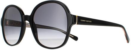 Tommy Hilfiger Zonnebril Th 1812/S 807 9o Black Dark Gray Gradiënt Zwart - One Size