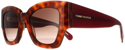 Tommy Hilfiger zonnebril Th 1862/s C9B Ha Havana Honey Brown Gradiënt - maat Bruin
