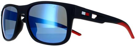 Tommy Hilfiger zonnebril Th 1913/S FLL ZS MATTE BLAUWE BLAUW MIROR - maat