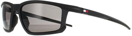 Tommy Hilfiger Zonnebril Th 1914/S 003 M9 Mat Black Gray Polarisatie Zwart