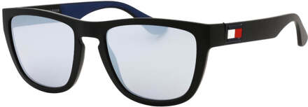 Tommy Hilfiger Zonnebril Th1557/s 03/t4 Heren Zwart Met Spie