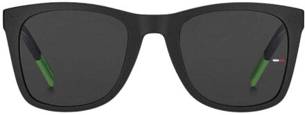 Tommy Hilfiger Zonnebril TJ 0040/S 7ZJ voor volwassenen (Mat zwart/groen)