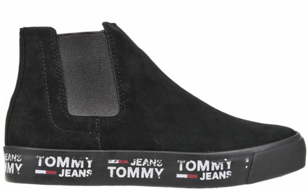 Tommy Hilfiger Zwarte Tommy Hilfiger Chelsea boots MID CITY SNEAKER - 39