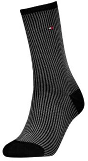 Tommy Hlfiger Women Premium Stripe Socks Zwart,Beige,Wit,Blauw,Versch.kleure/Patroon,Roze - Maat 35/38,Maat 39/42
