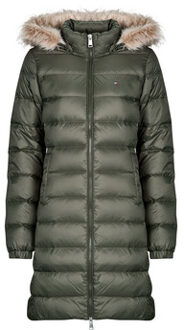 Tommy Jeans Donsjas Tommy Jeans TJW ESSENTIAL HOODED DOWN COAT" Groen - S, M