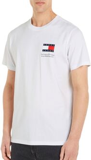 Tommy Jeans Essential Logo Slim Fit Shirt Heren wit
