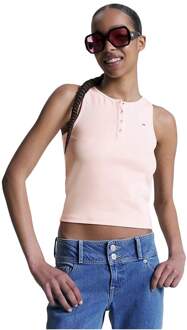 Tommy Jeans Essential Top voor dames - maat M Rosé