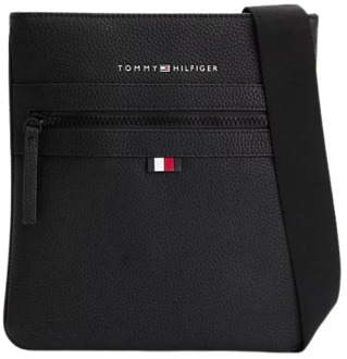 Tommy Jeans Essentiële PU Crossover Tas Tommy Jeans , Black , Heren - ONE Size