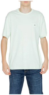 Tommy Jeans Heren T-shirt Lente/Zomer Collectie Tommy Jeans , Green , Heren - L,M