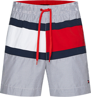 Tommy Jeans herenbadpak met trekkoord, maat M Blauw - S