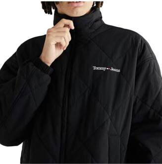 Tommy Jeans herenjas met rechte pijpen - maat L Zwart