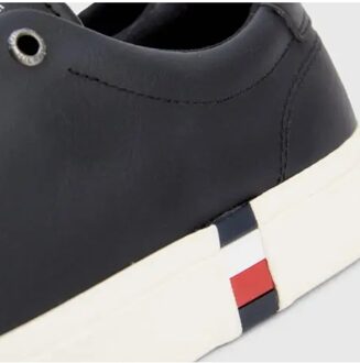 Tommy Jeans herensneakers met kenmerkend design. Zwart - EU 40