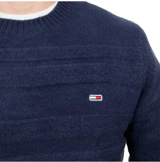 Tommy Jeans herenvlaggetje met zachte kabel - maat L Blauw