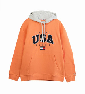 Tommy Jeans Hoodies Tommy Jeans , Orange , Heren - M,S,Xs