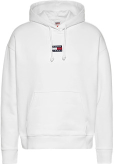 Tommy Jeans Hoodies Tommy Jeans , Wit , Dames - S,Xs